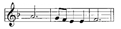 The time signature for the tune above is
