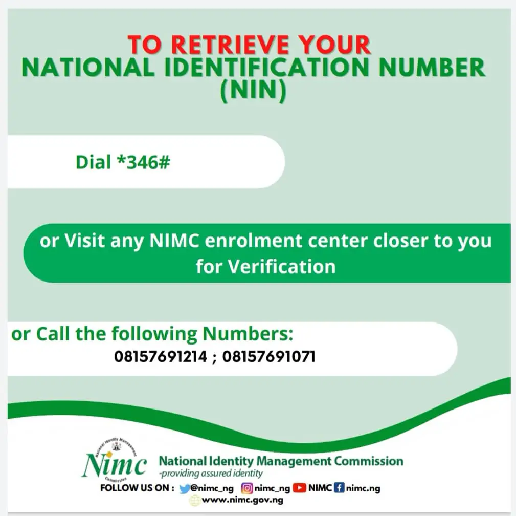 How to check NIN number online with phone USSD code on MTN, GLO, Airtel and 9mobile