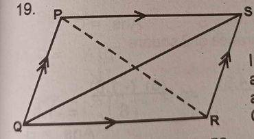 In the diagram above, PQRS is a rhombus. /PR/ = 10cm and /QS/ = 24cm. Calculate the perimeter of the rhombus.