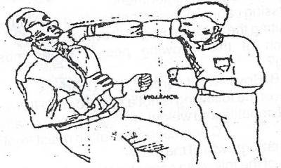 The act of the deviant in the picture contradicts the skill of
