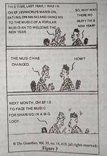 The first statement in the cartoon affirms that the speaker was
