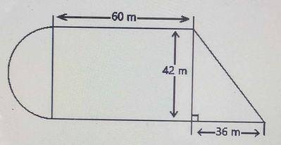 Calculate the area of the composite figure above.
