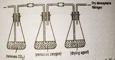 In the above set up substances X and Y are respectively
