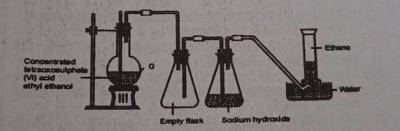 Use the diagram above to answer this question. The reaction taking place in flask G is known as?
