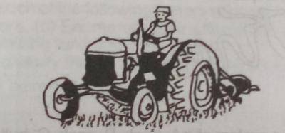 A periodic maintenance activity carried out on the illustrated farm machinery is?

