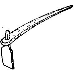 The illustrated farm tool is used for
