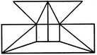 Find the minimum number of straight lines required to make the given figure.
