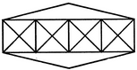 Count the number of triangles and squares in the given figure.
