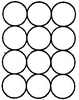 In the adjoining figure, if the centres of all the circles are joined by horizontal and vertical lines, then find the number of squares that can be formed.
