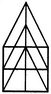 How many triangles and parallelograms are there in the following figure?
