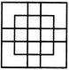 Count the number of squares in the given figure.
