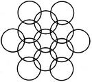 How many circles are there in the adjoining figure.
