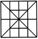 Count the number of squares in the given figure.
