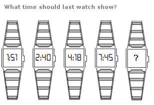 What time should last watch show?
